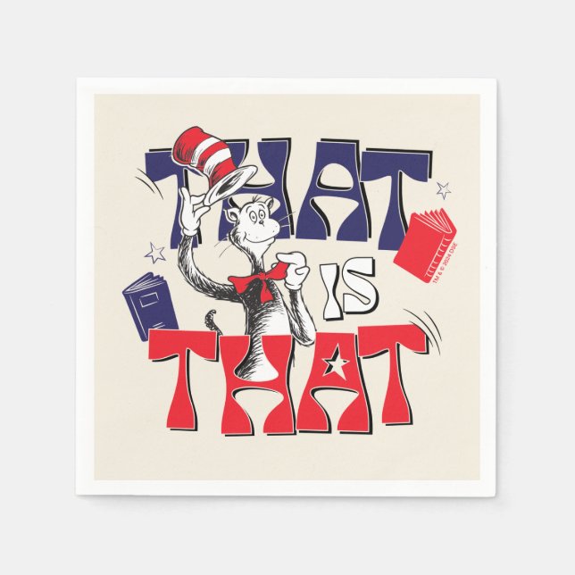 Katt i hatt | Det är Pappersservett (Framsidan)