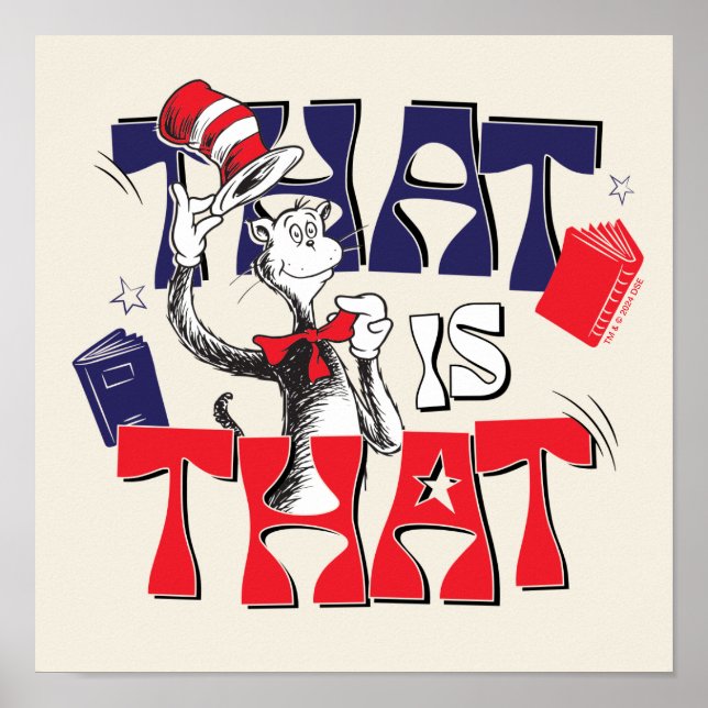 Katt i hatt | Det är Poster (Framsidan)