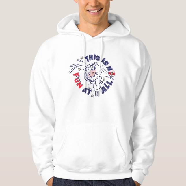 Katt i hatt | Detta är inte alls någon Roligt Hoodie (Framsida)