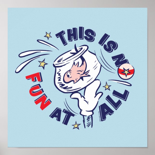 Katt i hatt | Detta är inte alls någon Roligt Poster (Framsidan)