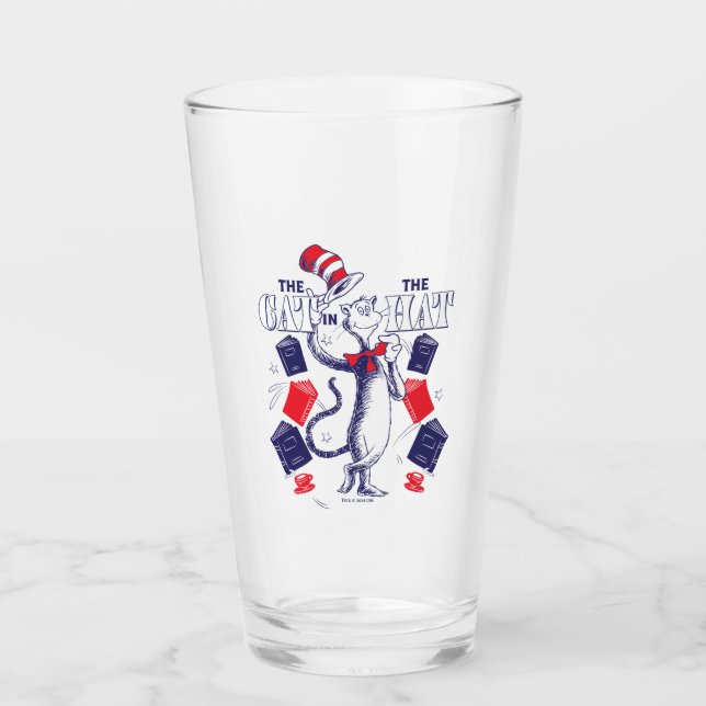 Katt i hatt | Läser Bokar Glaskopp (Framsida)