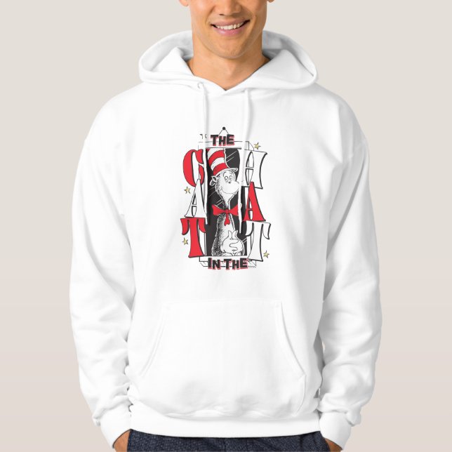 Katt i hatt | &Text Hoodie (Framsida)