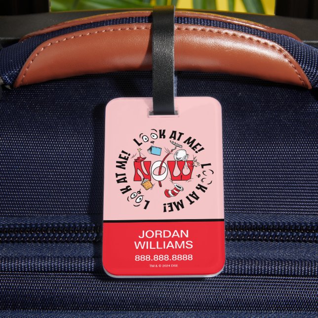 Katt i hatt | Titta på mig! Titta på mig! Bagagebricka (Baksida Insitu 4)