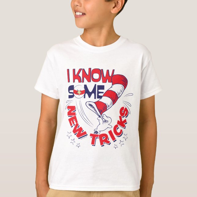 Katt i hatten känner jag några nya trick t shirt (Framsida)