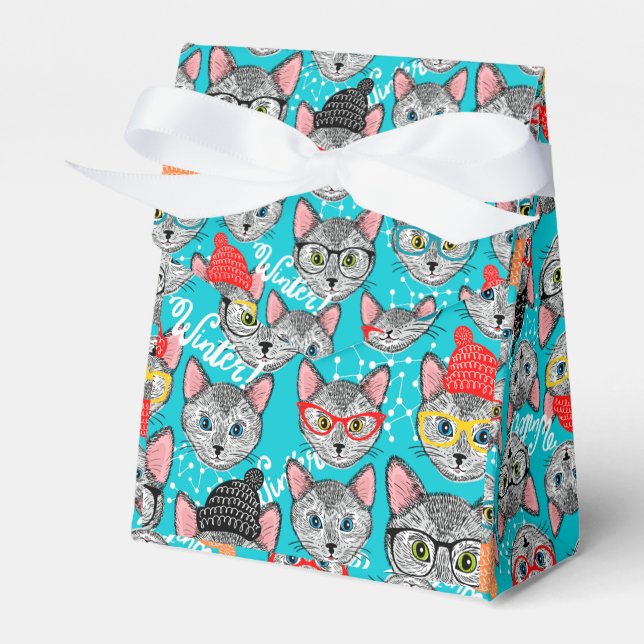 Katt i hatten presentaskar (Framsidan Sidan)