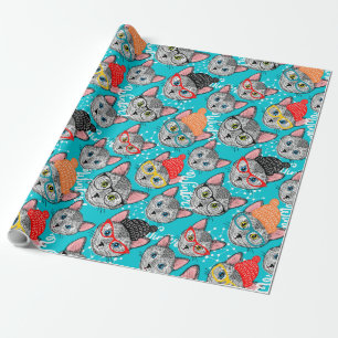 Katt i hatten presentpapper