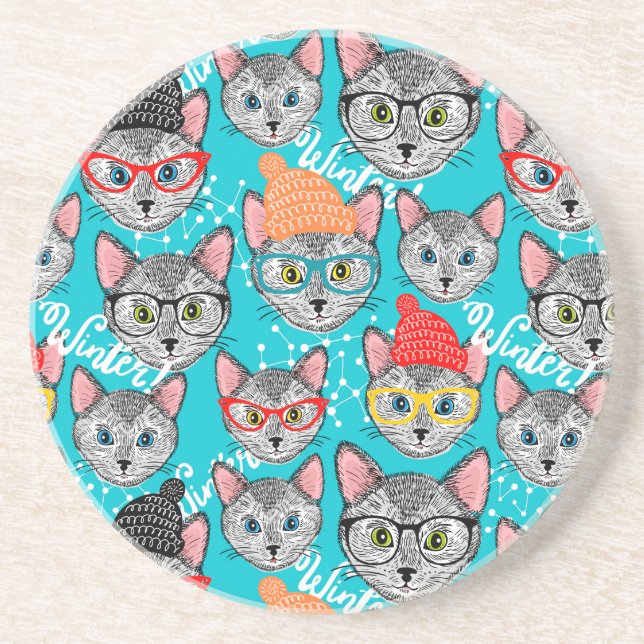 Katt i hatten underlägg (Framsidan)