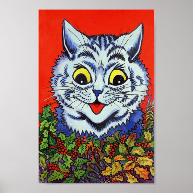 Katt i holli, Louis Wain Poster (Framsidan)