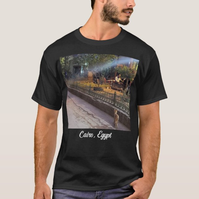 Katt i Kairo, Egypten T Shirt (Framsida)