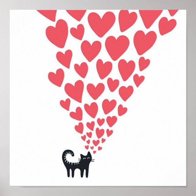 Katt i Kärlek Poster (Framsidan)