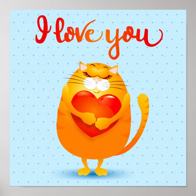 Katt i Kärlek Poster (Framsidan)