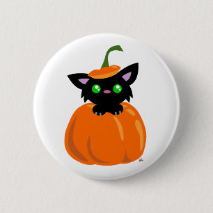 Katt i knapp Pumpkin