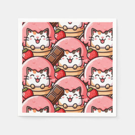 Katt i Kon Pappersservett