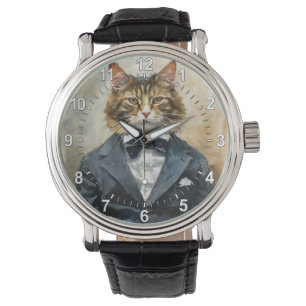 Katt i Kostym Armbandsur