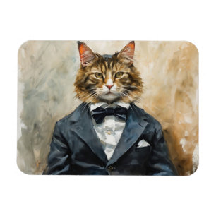 Katt i Kostym Magnet