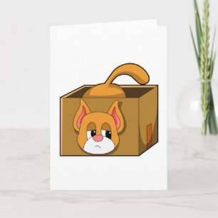 Katt i låda kort