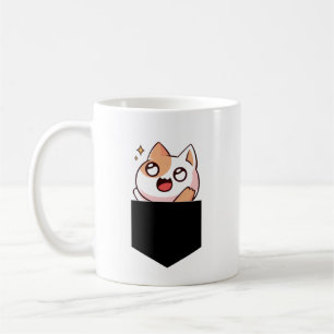 Katt i min fickur kaffemugg