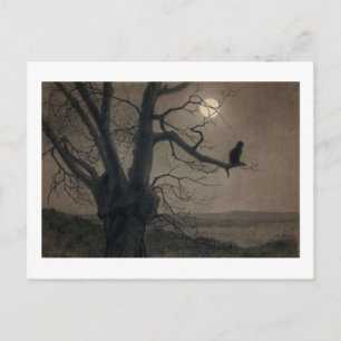 Katt i Moonlight, Alexandre Steinlen Vykort