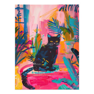 Katt i Paradise Fototryck
