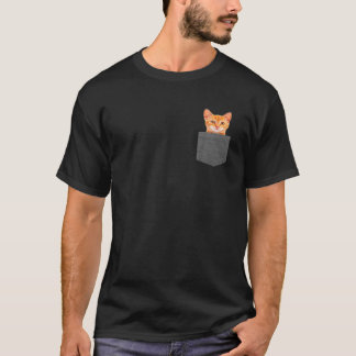 Katt i Pocket för kvinnor, Manar, pojkar, flicka,  T Shirt