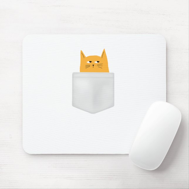 Katt i Pocket, läck i bur Musmatta (Med mus)