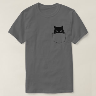 Katt i Pocket T Shirt