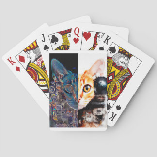 Katt i Poker Casinokort