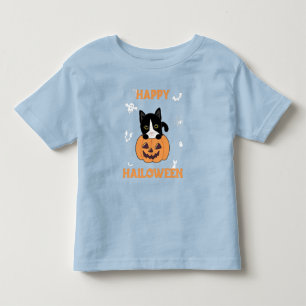Katt i Pumpkin Sweet Cats Happy halloween Småbarn T Shirt