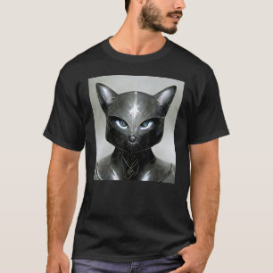 Katt i riddarens rustning Sir jamar mycket Målning T Shirt