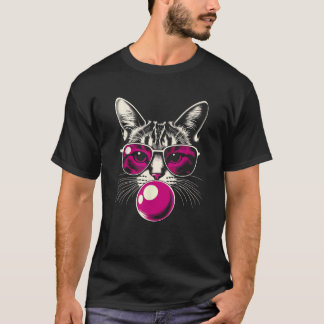 Katt i Rosa Glass Rosa Bubble Manar Women Kids Rol T Shirt