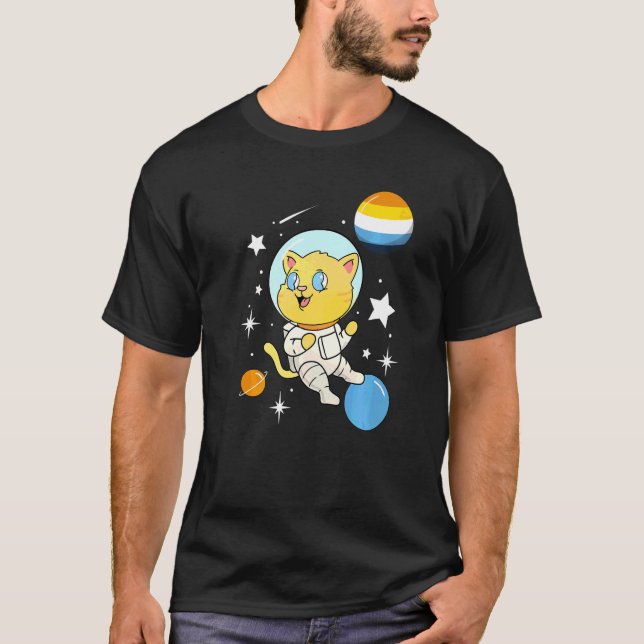Katt i rymd, Pride 1 T Shirt (Framsida)