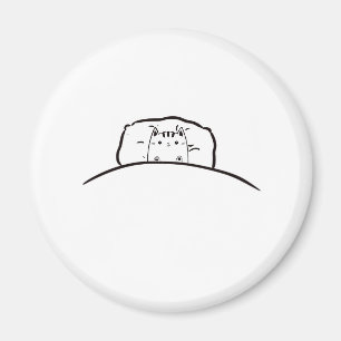 Katt i sängmagnet, söt kattmagnet magnet