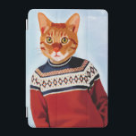 Katt i Ski Sweater iPad Mini Skydd<br><div class="desc">Underhållning och fritid</div>