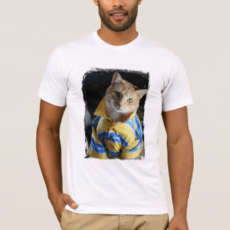 Katt i skjorta t shirt