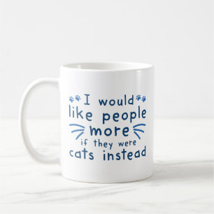 Katt i stället kaffemugg