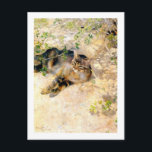 Katt i Sunshine, Bruno Liljefors Vykort<br><div class="desc">Bruno Andreas Liljefors (1860-1939) var en svensk konstnär,  den viktigaste och förmodligen mest inflytelserika naturvårdsmålaren i slutet av 1800- och 1900-talet i tidigt. Han ritade också några sekventiella bild-historier och skapar honom en av den svenska tecknadens skapare tidigt. citat:Wikipedia</div>