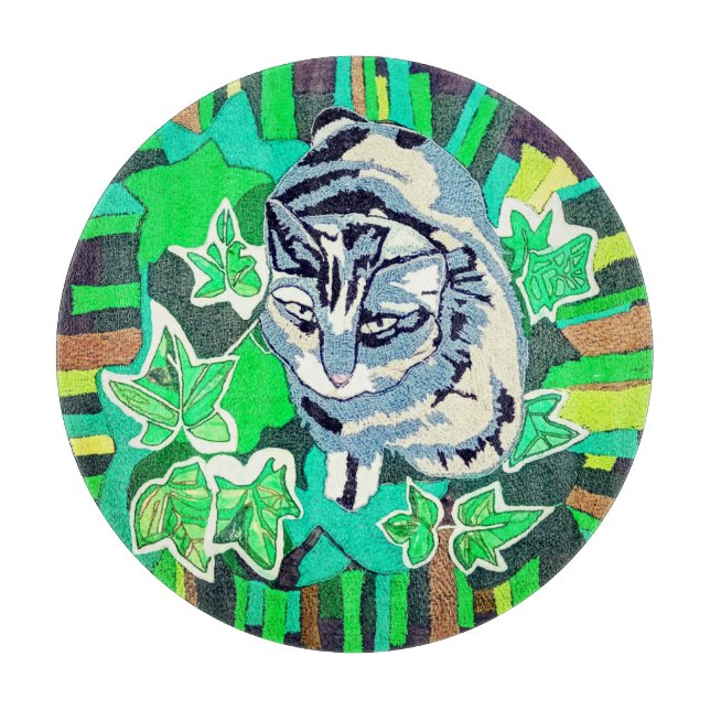 Katt i trädgården (Framsidan)