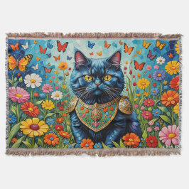 Katt i trädgården för öronbelysning 3 filt