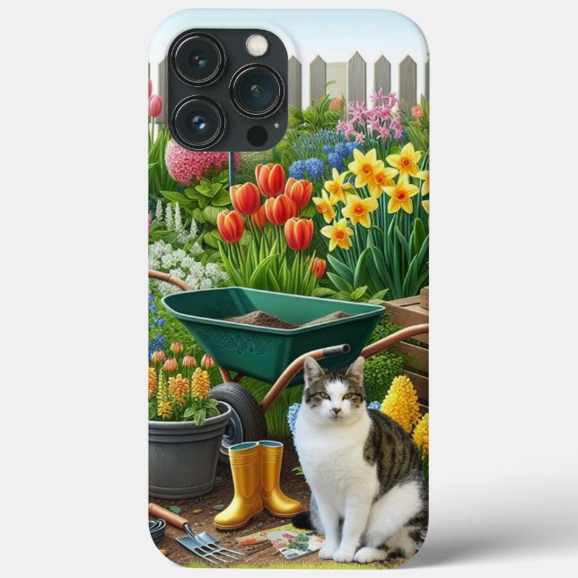 Katt i trädgården / kattälskare (Baksida)