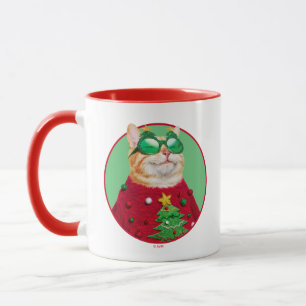 Katt i uggla mugg