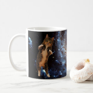 Katt i utrymme - mugg