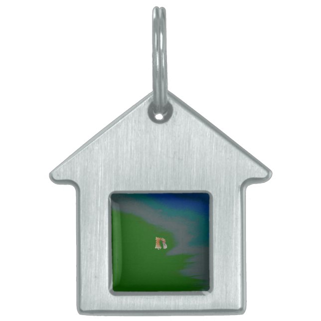 KATT-ID-MÄRKE KONSTSTIL DESIGN ID-bricka HUSDJUR (Framsidan)