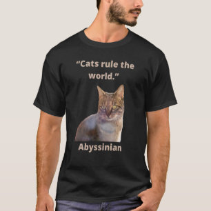 Katt ' idé ''Katter härskar över världen Katt Mamm T Shirt
