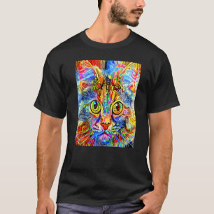 KATT IMPRESSIONIST Kattunge Katt Jag Är En Katt Ma T Shirt