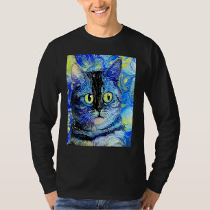 KATT IMPRESSIONIST Liten katt Katt Jag Är En Katt T Shirt