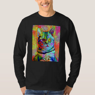 KATT IMPRESSIONIST Liten katt Katt jag är en katt T Shirt
