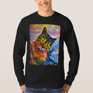 KATT IMPRESSIONIST Liten katt Katt Mamma Pappa Ka T Shirt