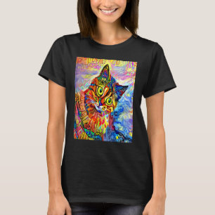 KATT IMPRESSIONIST Liten katt Katt Mamma Pappa Ka T Shirt