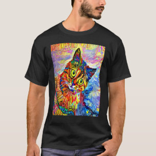 KATT IMPRESSIONIST Liten katt Katt Mamma Pappa Ka T Shirt