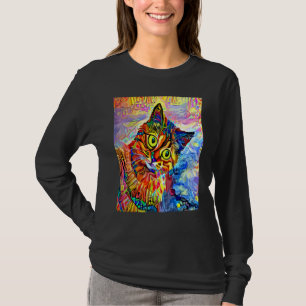 KATT IMPRESSIONIST Liten katt Katt Mamma Pappa Ka T Shirt